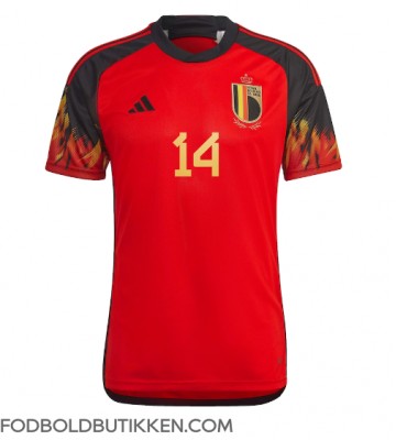 Belgien Dries Mertens #14 Hjemmebanetrøje VM 2022 Kortærmet